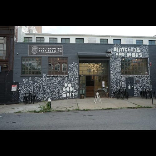 NY Axe Throwing Range Brooklyn