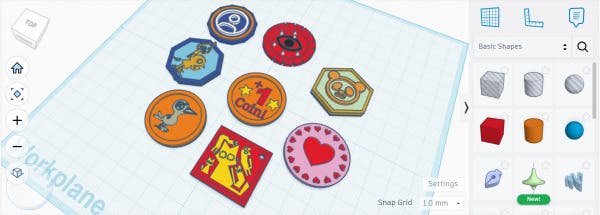Makerspace: 3D Printing with TinkerCad--Coins Workshop