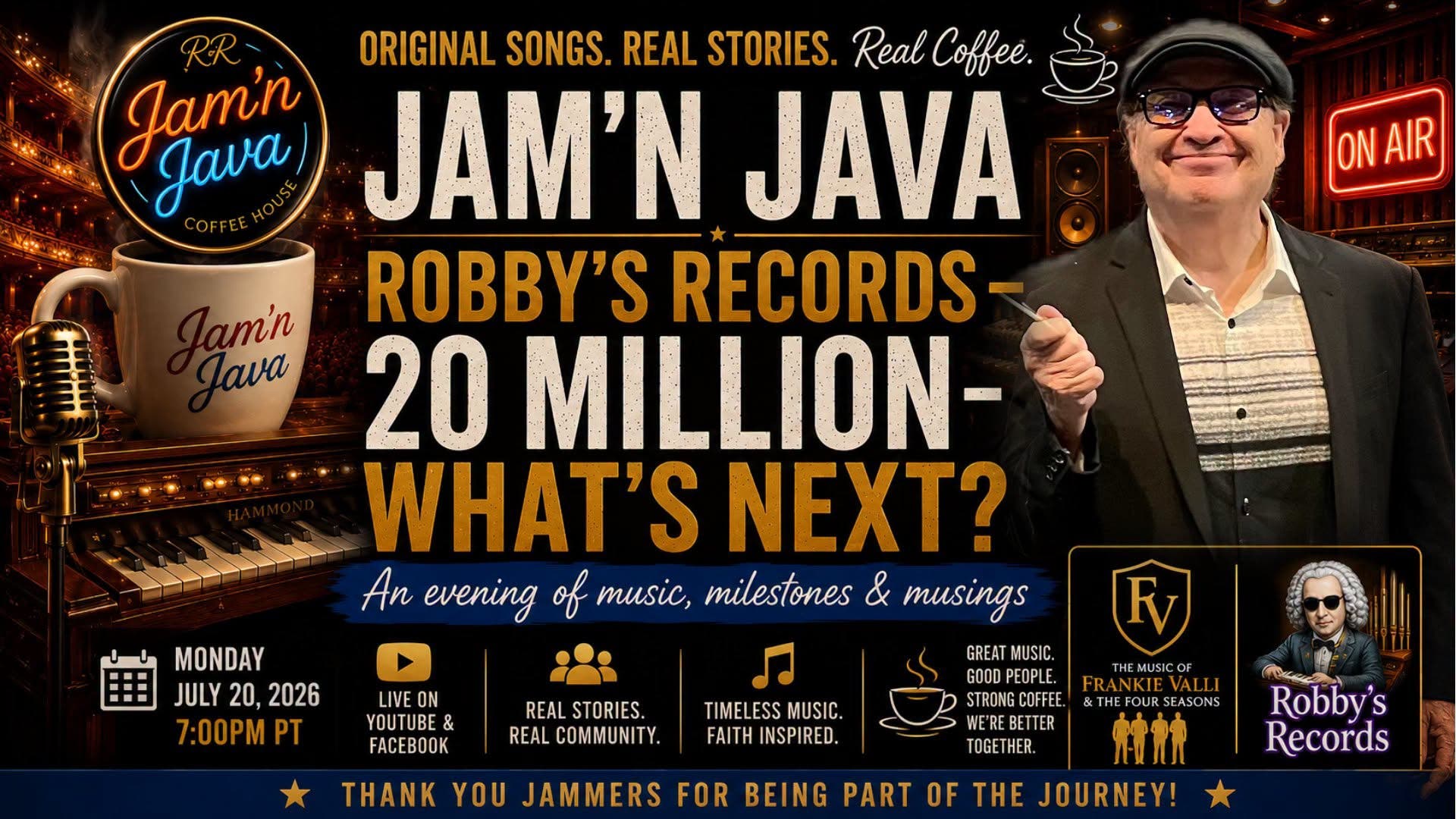 Tonight's "Jam' n Java" Celebrates California's Very Own Musical Success Story ..."Robby's Records"