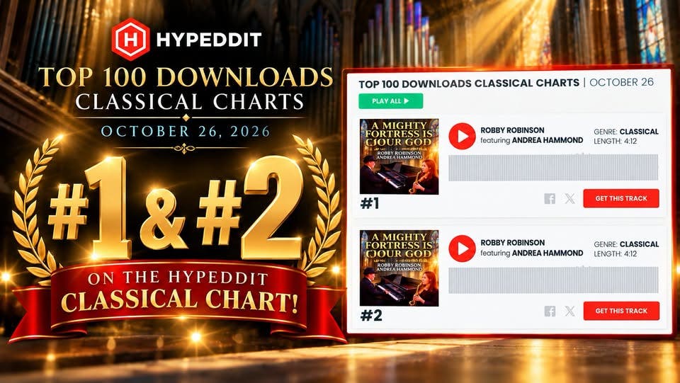 Jam’ n Java Online Hosts Classical Christian Music Debut of New #1 Hypeddit Song Tonight 10-26-2026