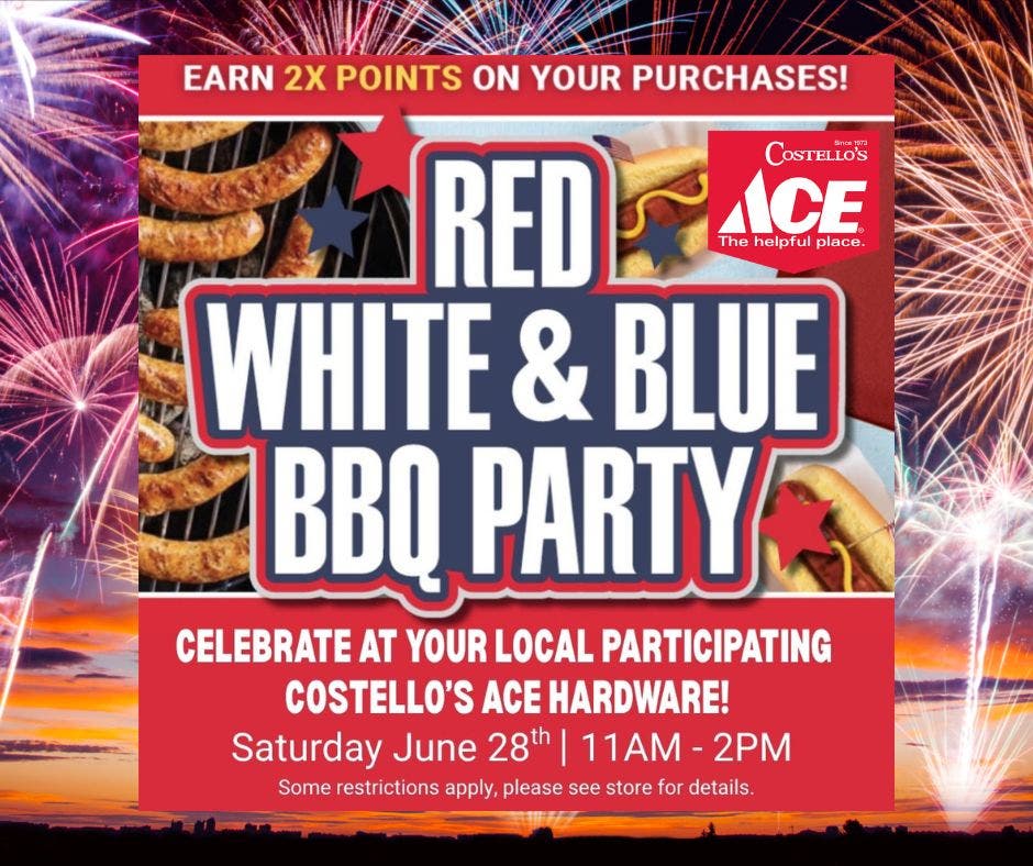 Red, White and Blue BBQ Party!