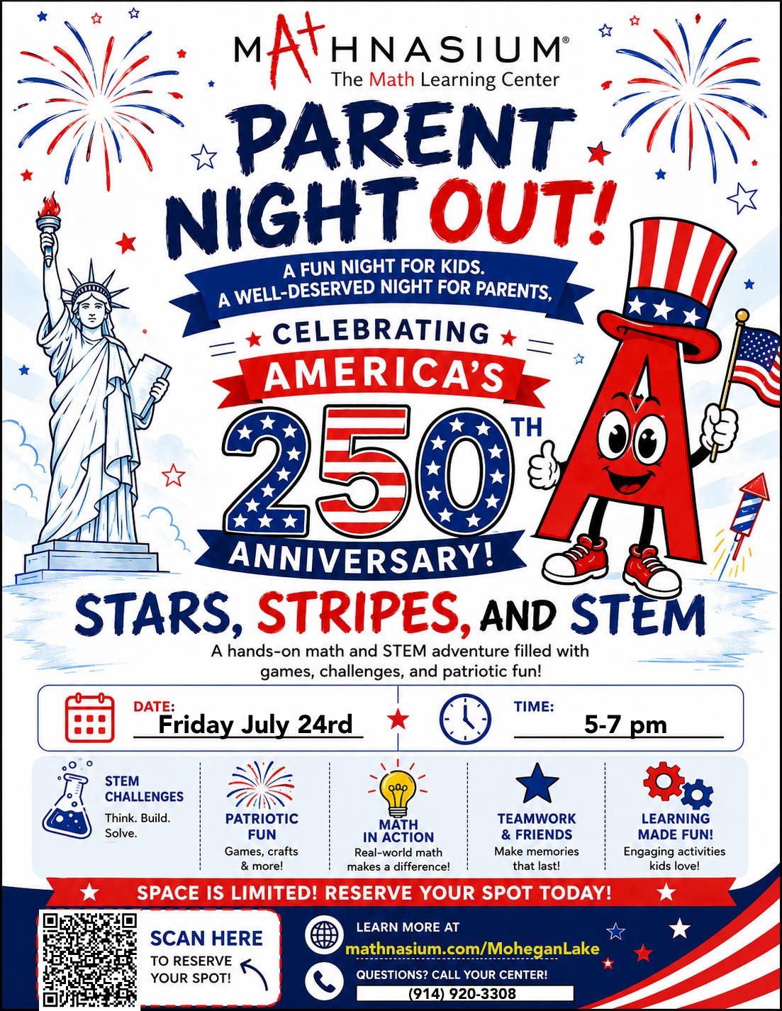 Stars, Stripes and STEM - Parent's Night Out