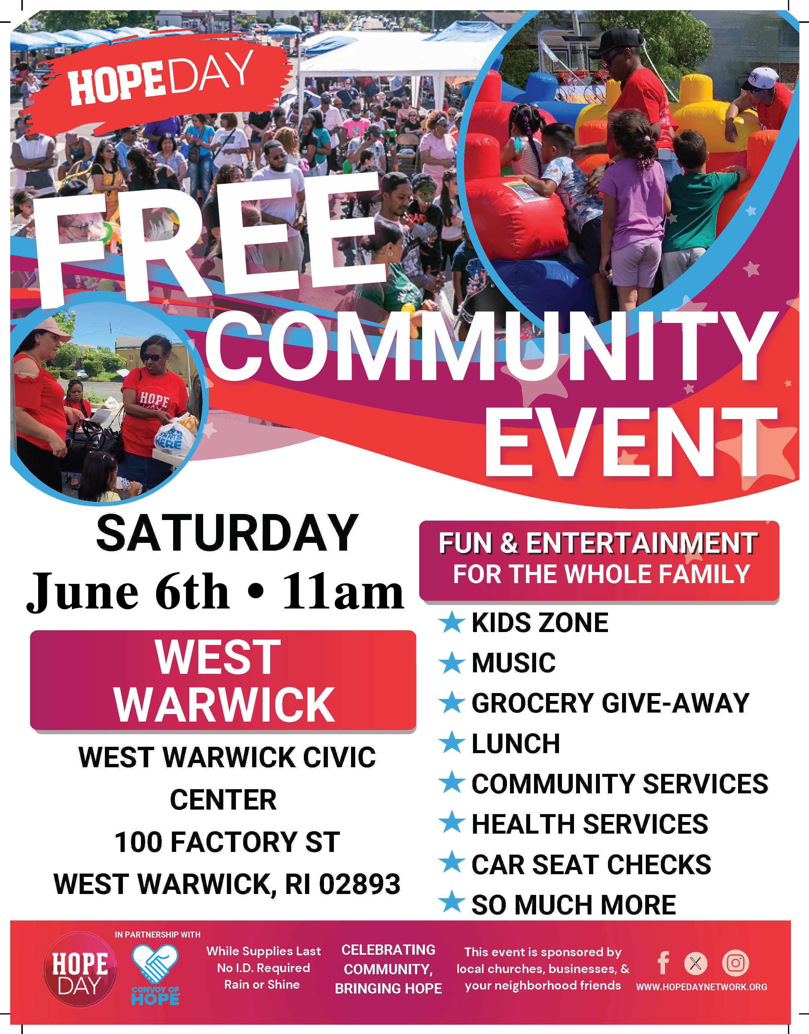 Hope Day FREE Community event!