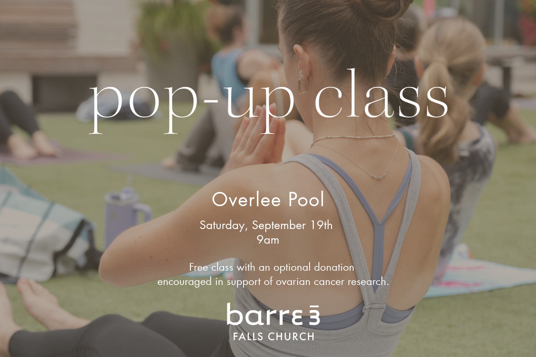 FREE barre3 Pop Up Class @ Overlee 