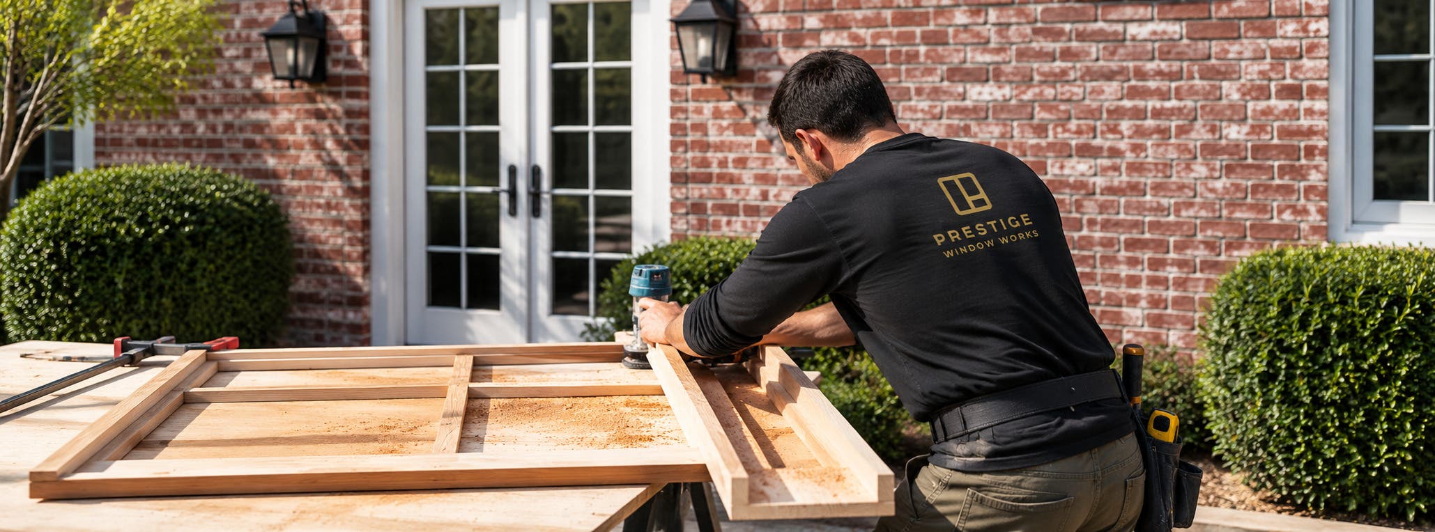 Wood Door Restoration in Manhasset, NY | Rot Repair