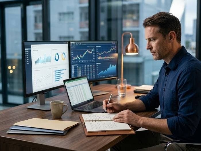 Financial analytics executive