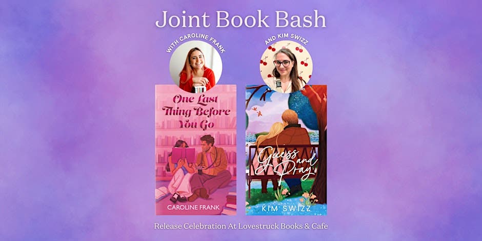 Joint Book Bash with Caroline Frank and Kim Swizz