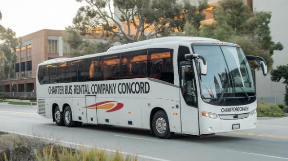 Charter Bus Rental Company Concord