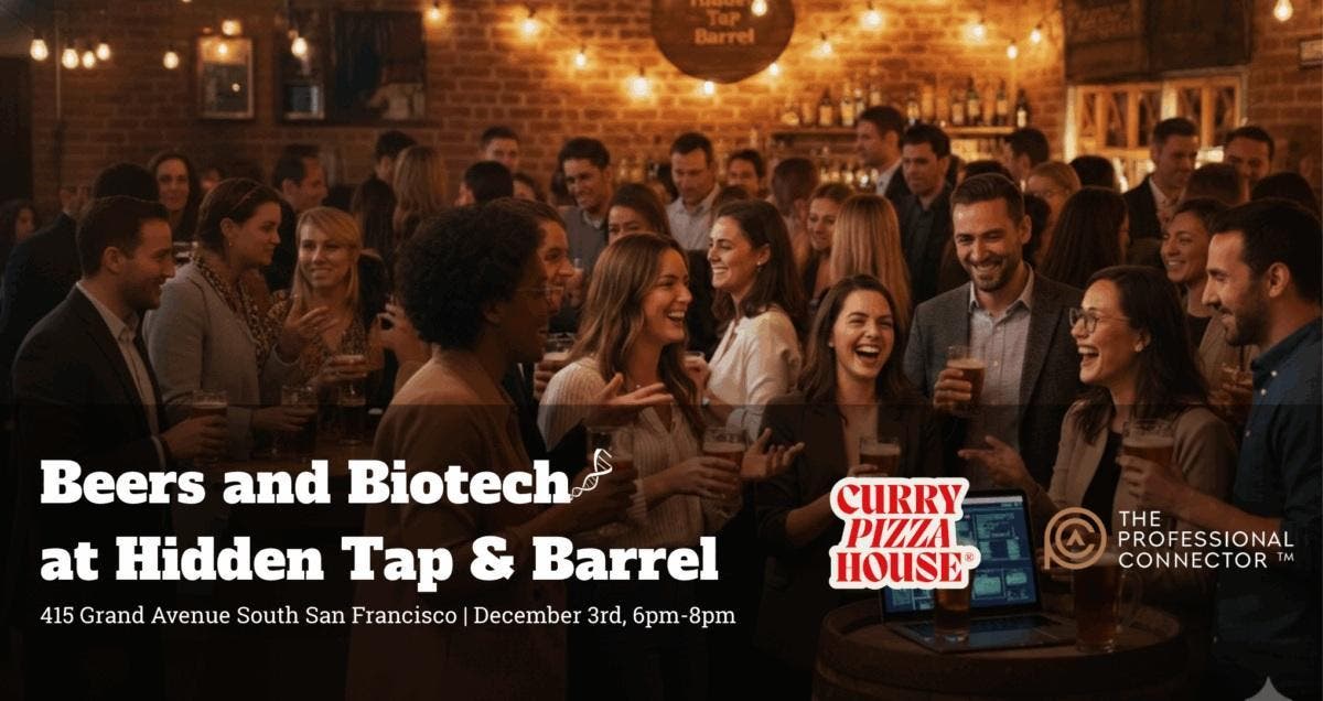 Beers and Biotech at Hidden Tap and Barrel South San Francisco Dec 3rd 2025