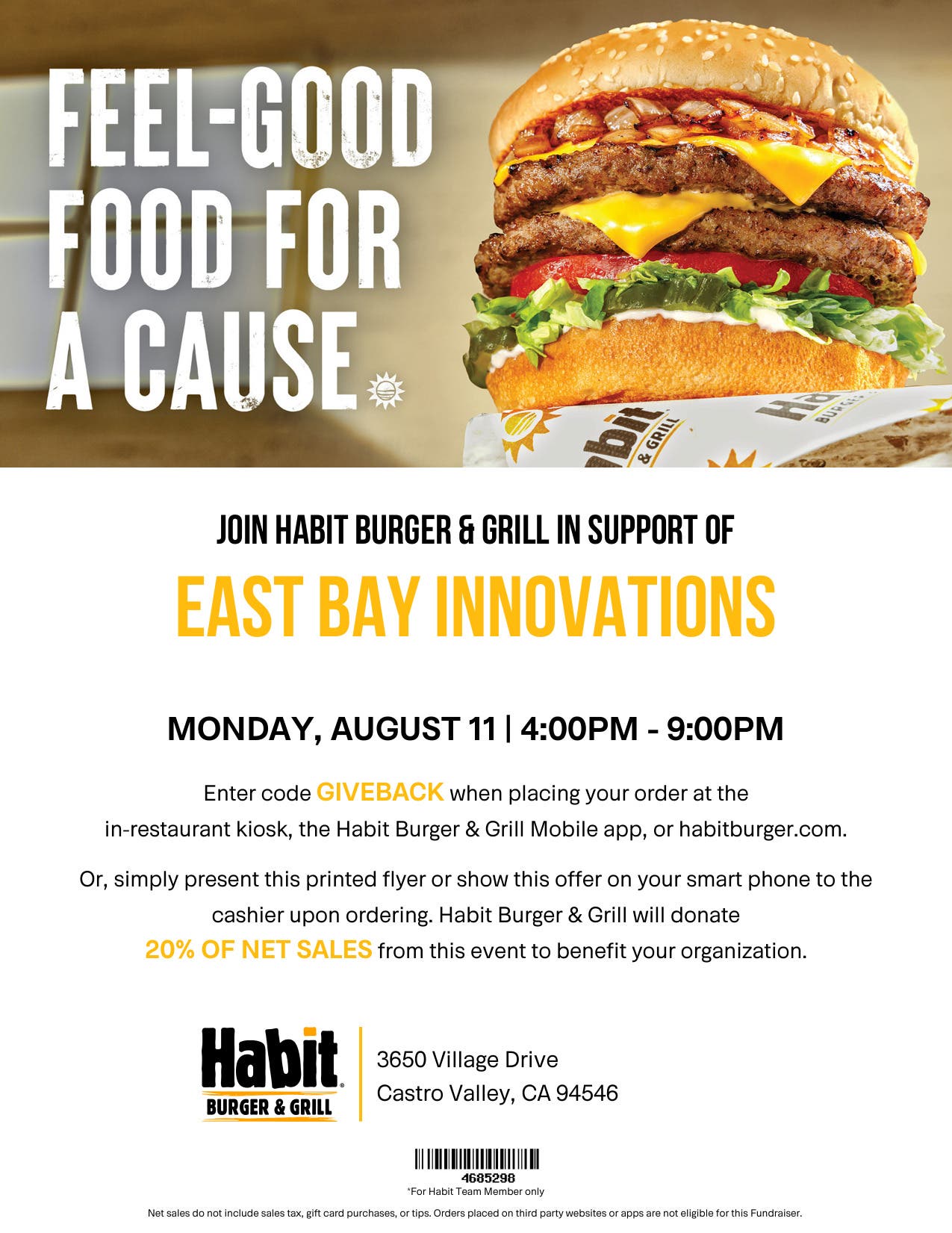Habit Burger San Leandro