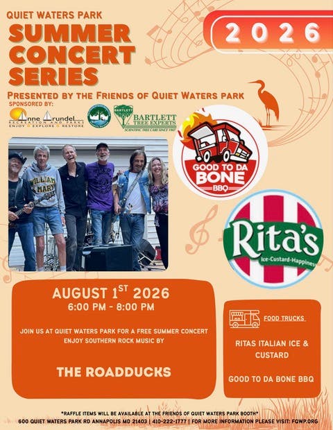 The Roadducks - Quiet Waters Park Summer Concert Series