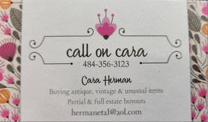 Call on Cara...Buying Vintage and Antiques. Items