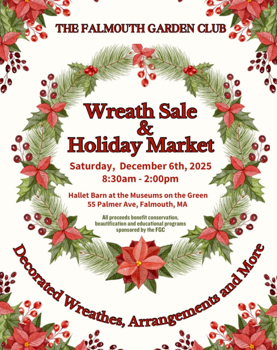 Falmouth Garden Club Wreath Sale and Holiday Market
