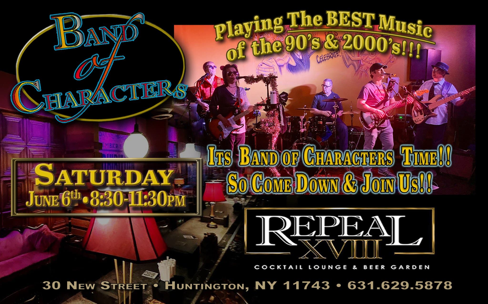 Band of Characters LIVE at Repeal XVIII