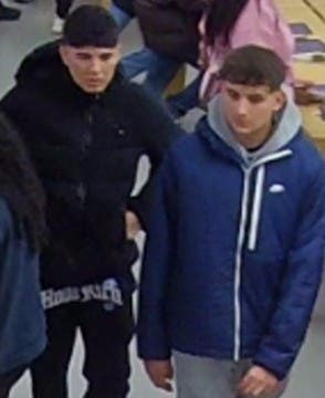 Two men suspected of being involved in the retail theft crew remain at-large. Anyone who is able to identify the suspects below is asked to contact the Wayne Police Detective Bureau at 973-633-3530. (Wayne Police Department)