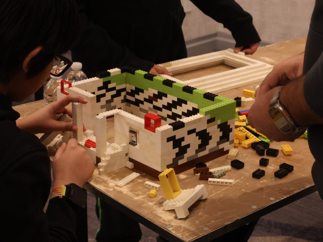 Participants used over 100,000 LEGO building blocks to recreate historic, civic, and cultural landmarks.