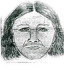 Sketch of Thomas's suspected killer. (MCPO)
