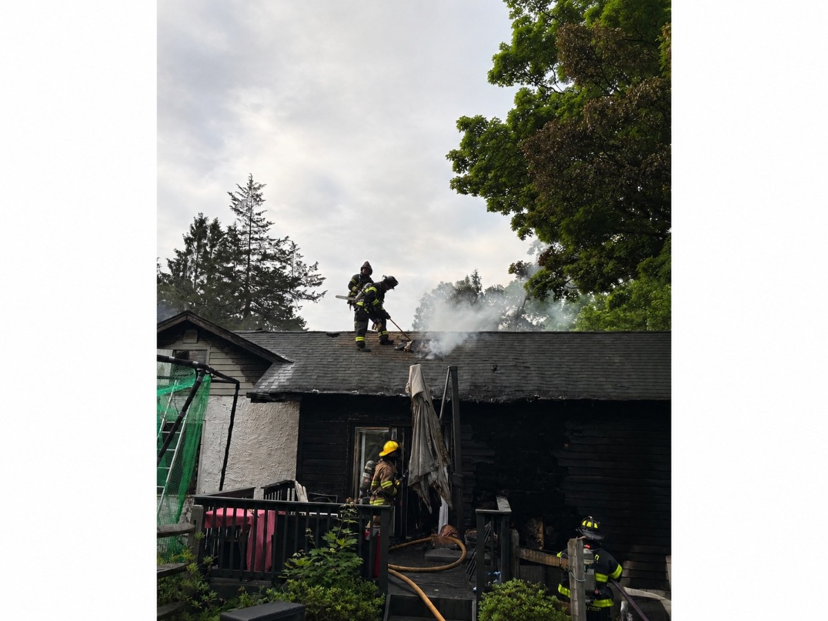Crews fought the blaze for more than two hours, officials said.