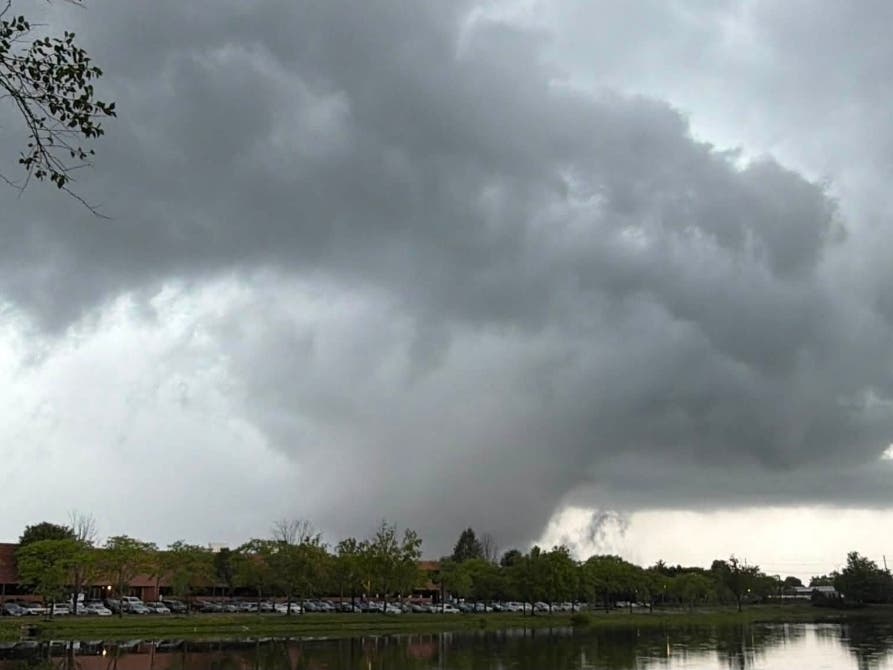 Parsippany's tornado was spotted near Pine Brook Golf Course.