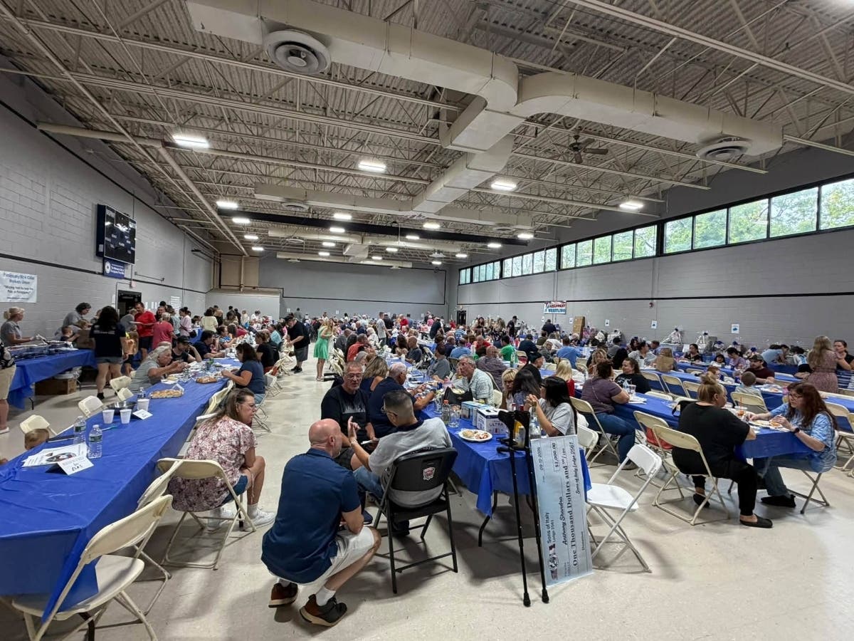 On Sept. 12, more than 300 people attended the Parsippany Strong: Pasta & Prizes for a Blue Collar Brother event at the Parsippany Police Athletics League headquarters.