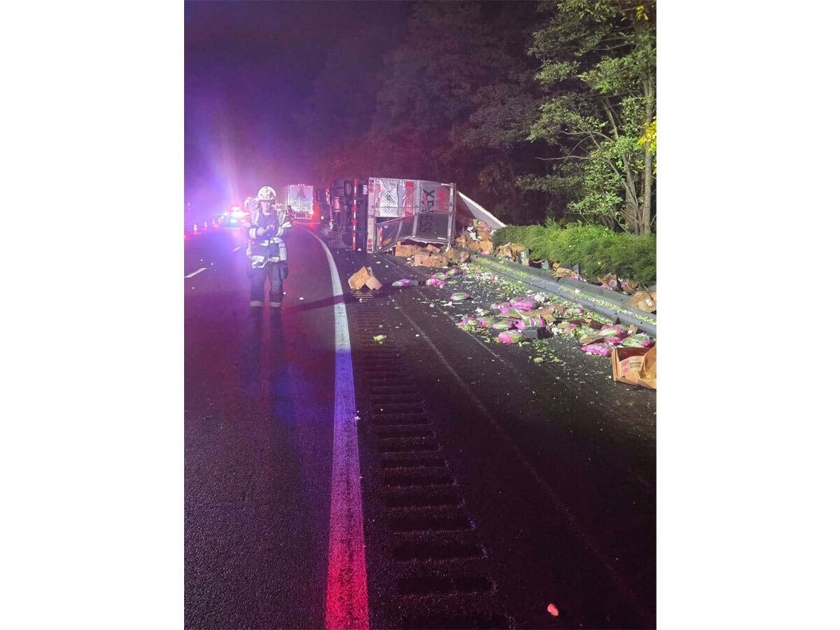 Authorities said this was the eighth accident on I-80 that the local crews had responded to in the last 24 hours.