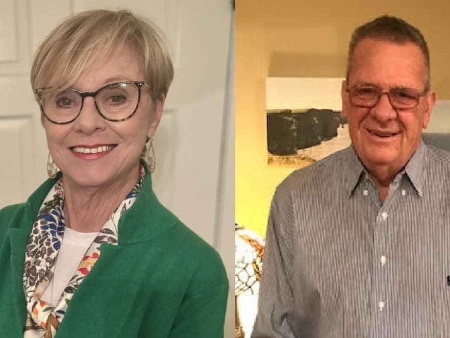 L-R: Nancy Mahoney, Jerry Conheeney 