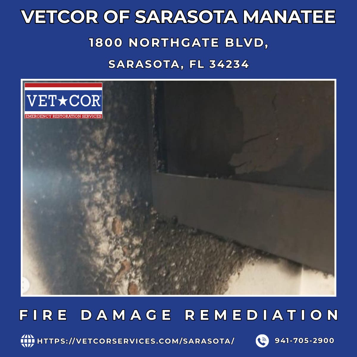 Fire Damage Remediation in Sarasota - VetCor of Sarasota Manatee