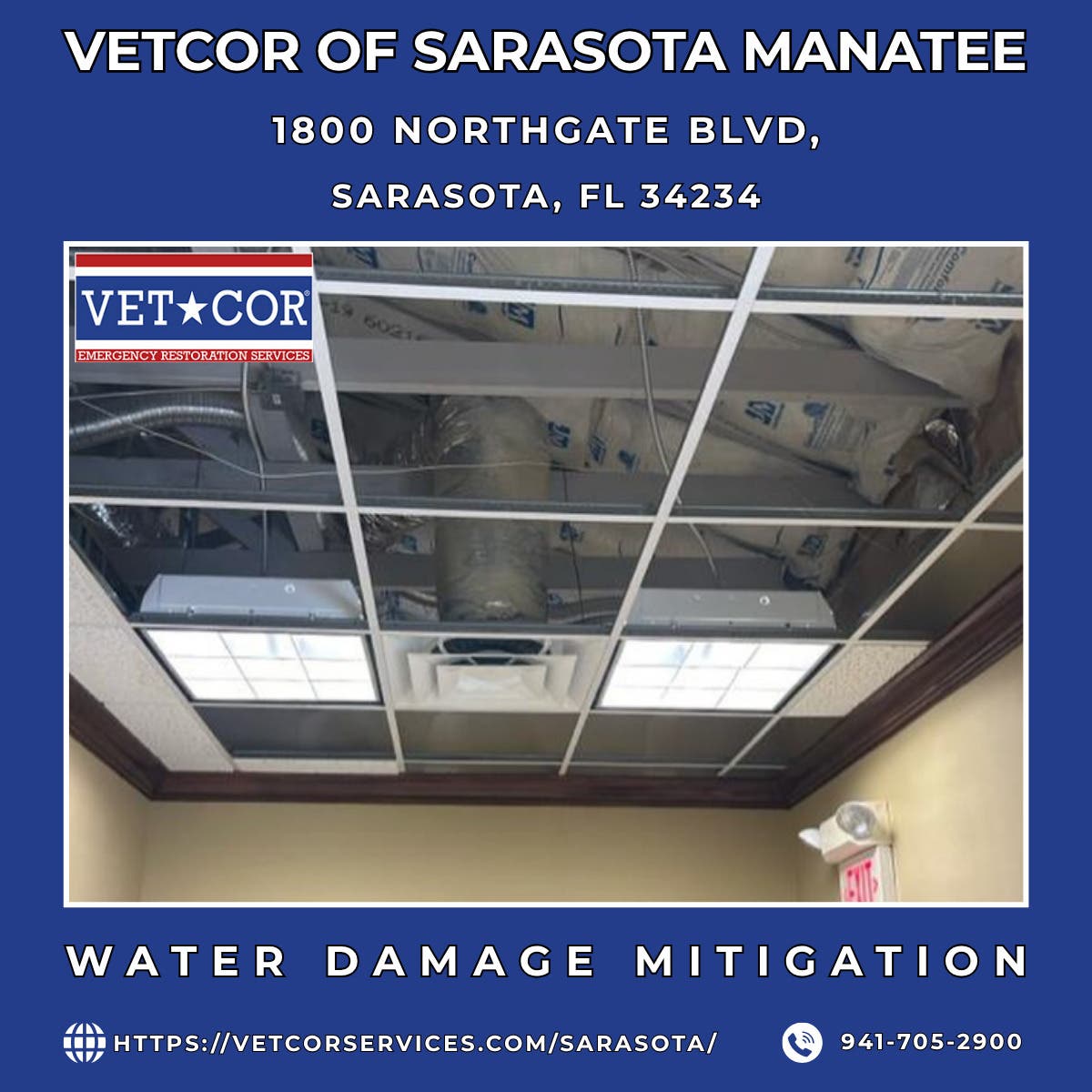 Water Damage Mitigation in Sarasota - VetCor of Sarasota Manatee