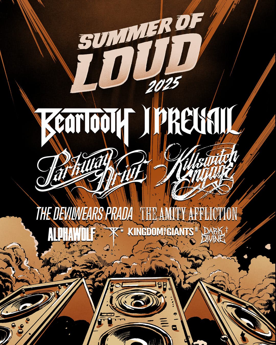 Summer of Loud - Beartooth, I Prevail, Killswitch Engage, Parkway