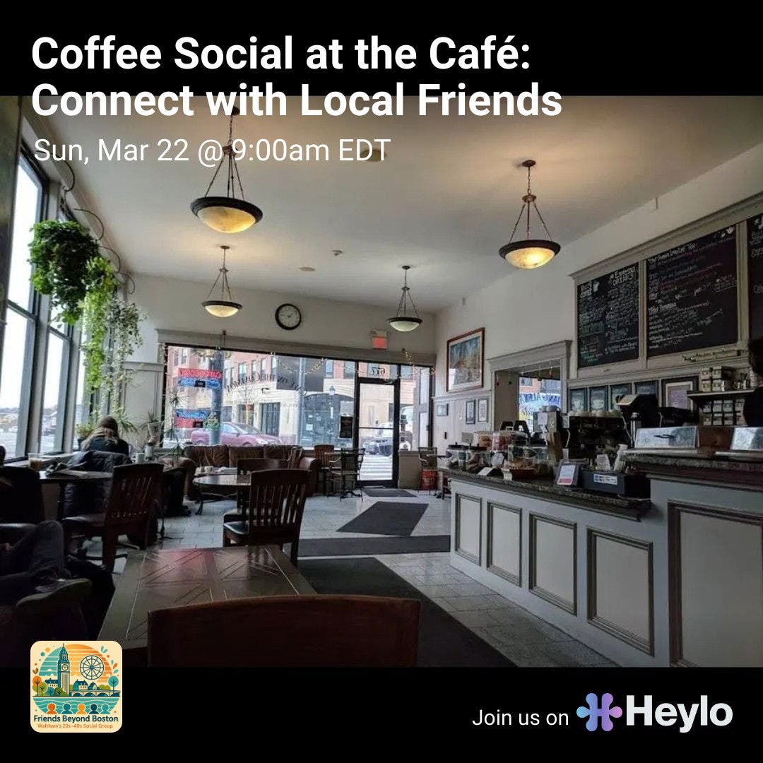 Coffee Social at the Café: Connect with Local Friends