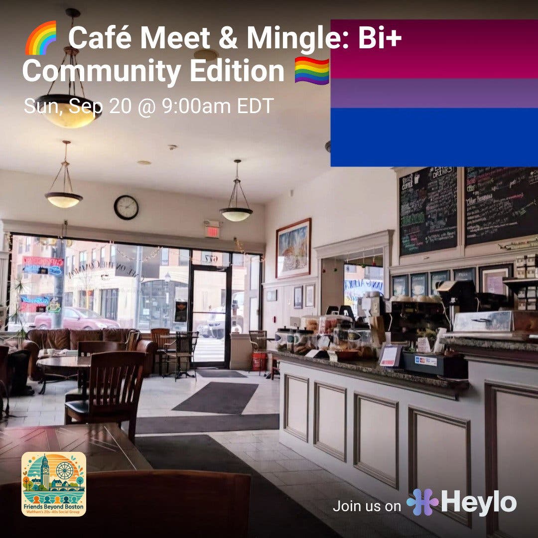 π CafΓ© Meet & Mingle: Bi+ Community Edition π³οΈβπ
