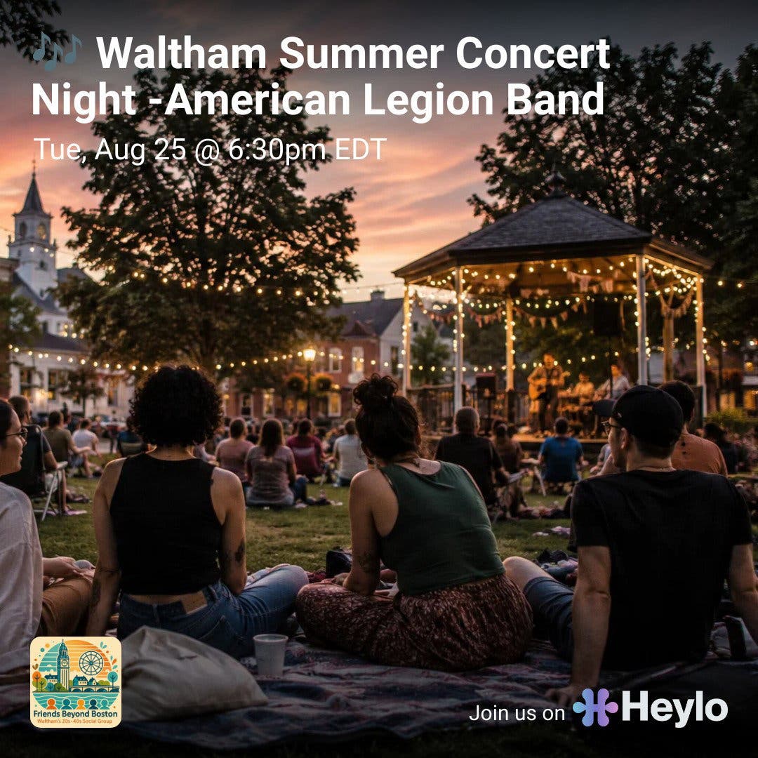 🎶 Waltham Summer Concert Night -American Legion Band