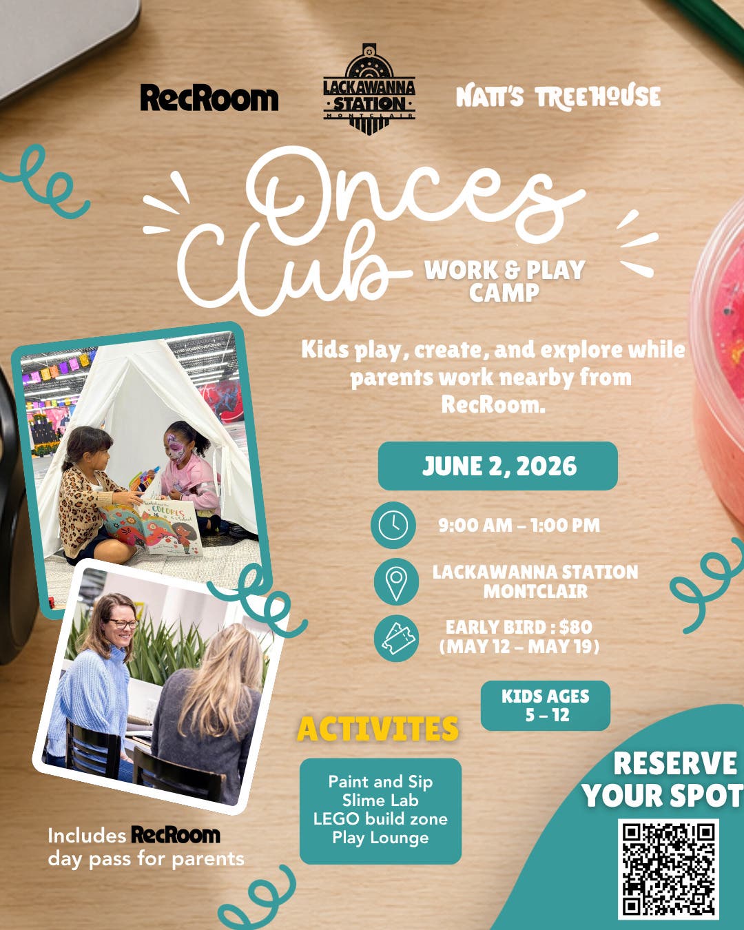 ONCES Club: Work & Play Camp