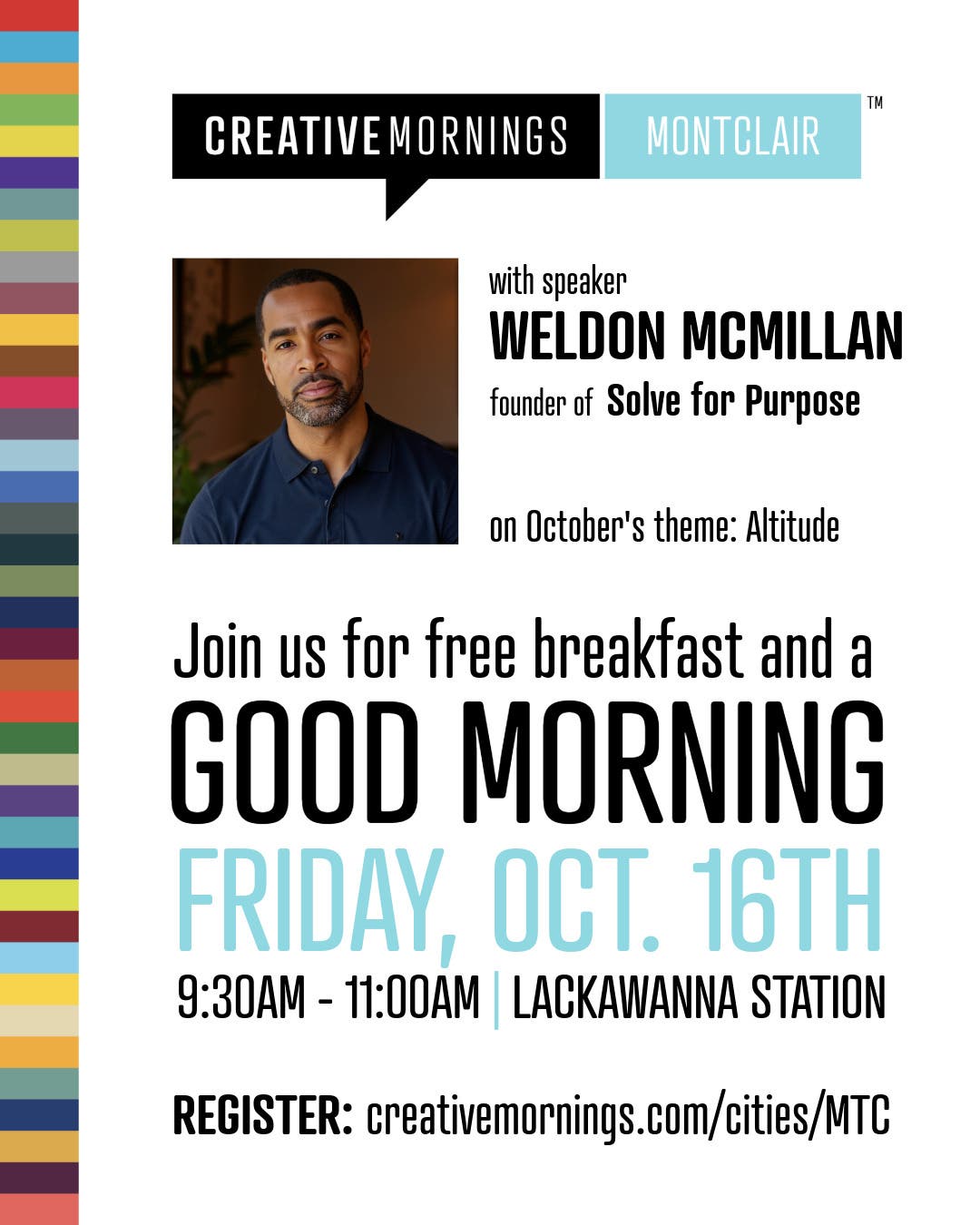 CreativeMornings: Weldon McMillan
