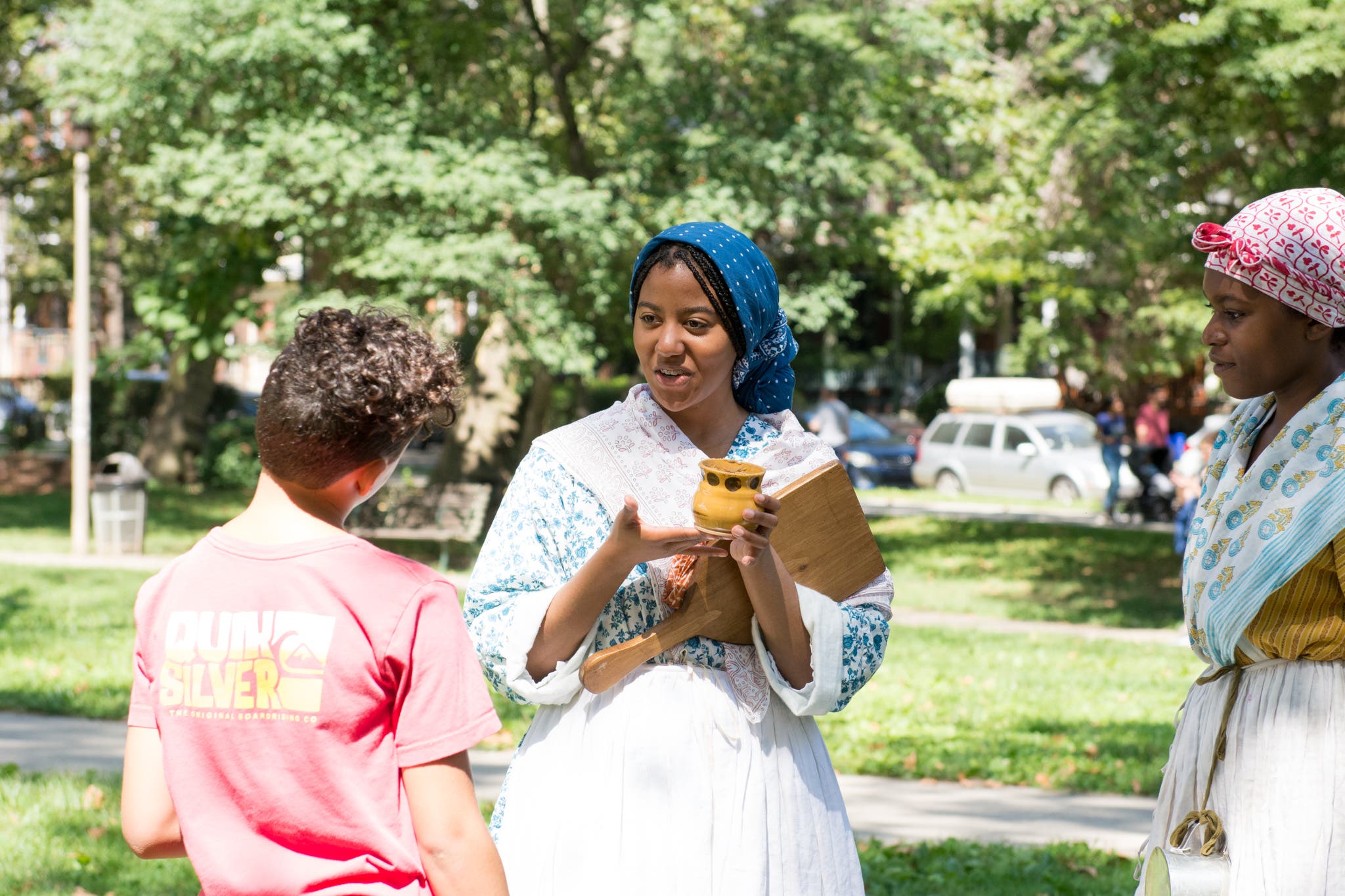 First Oval Office Project at FDR Park with the Living History Youth Summer Institute
