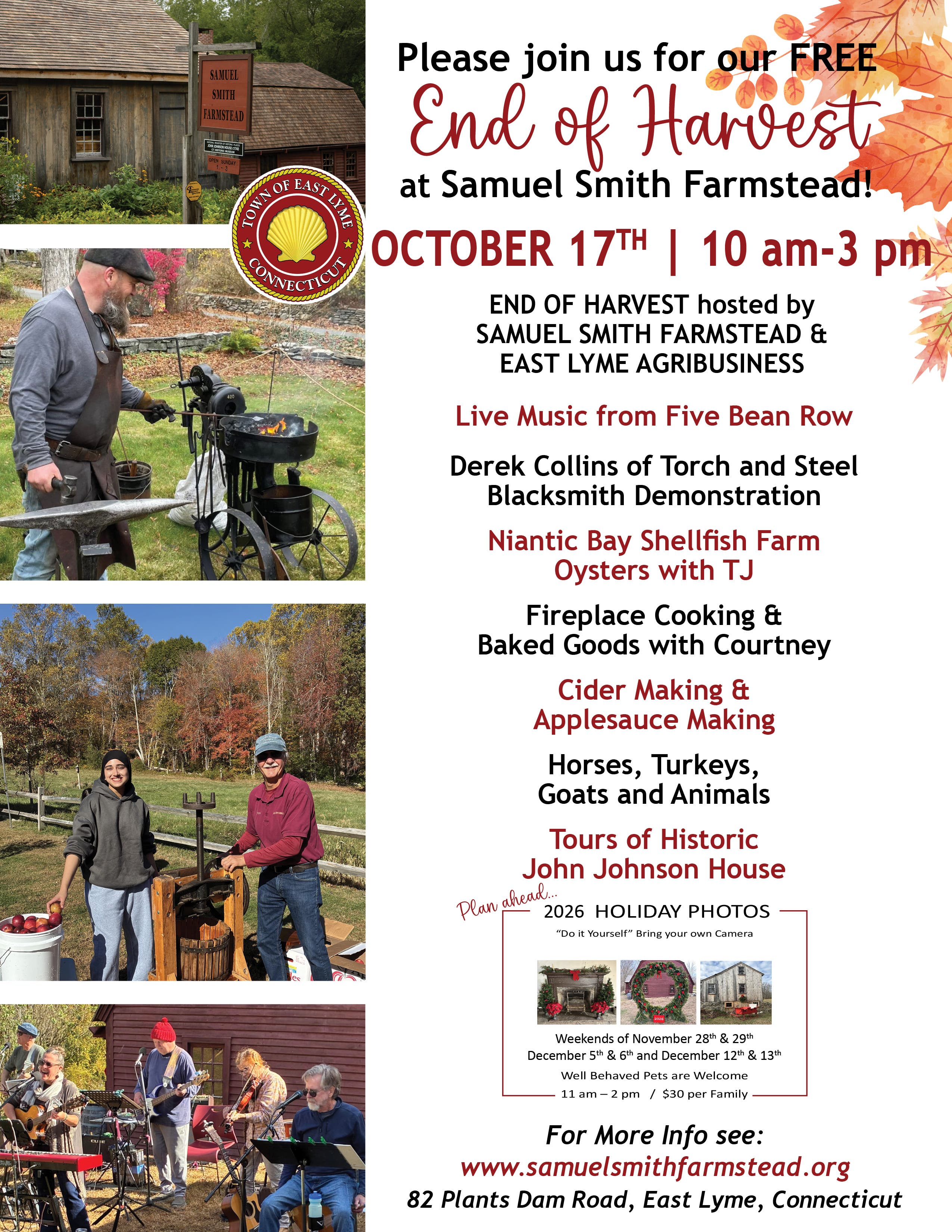 End of Harvest at Samuel Smith Farmstead