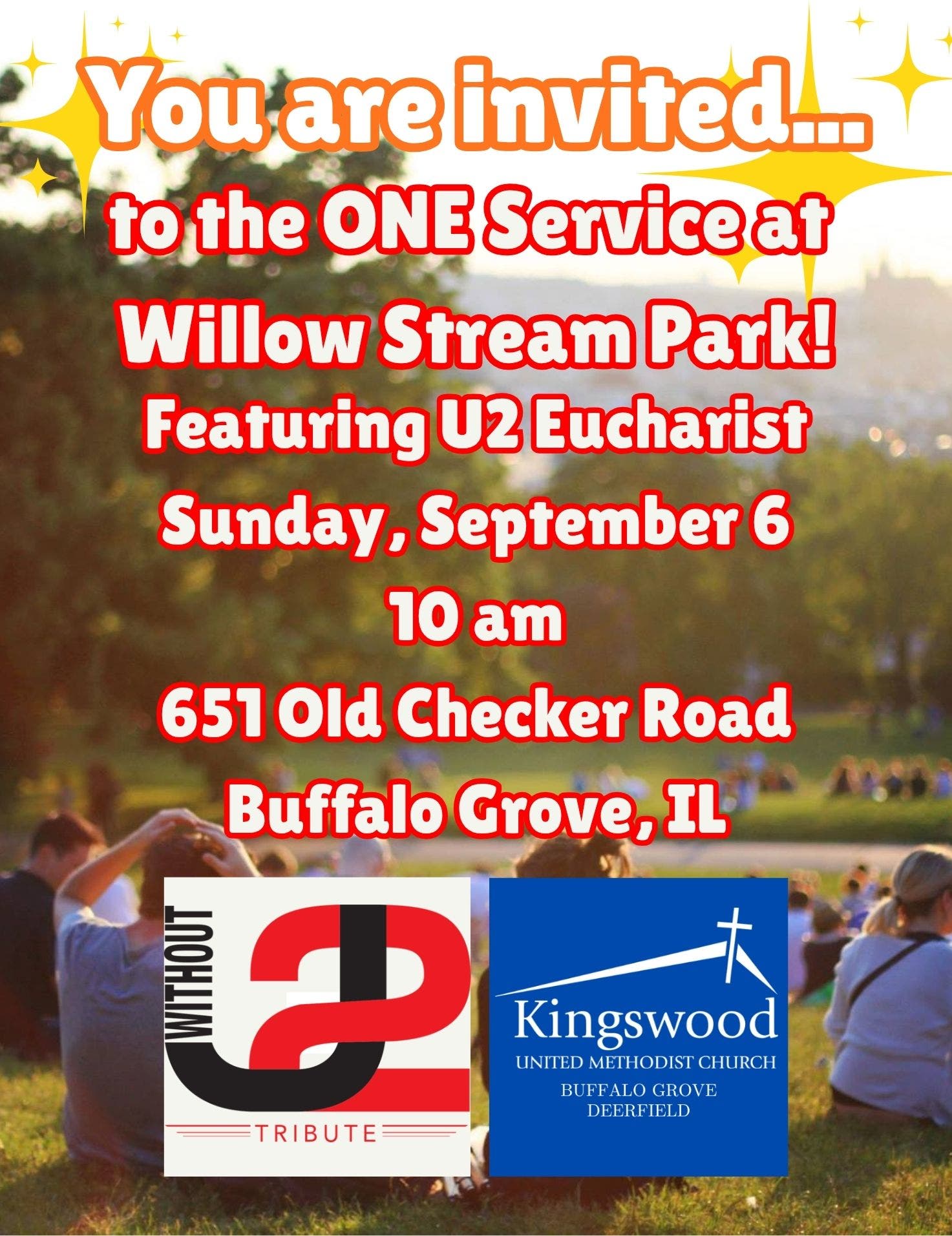 ONE Service at Willow Stream Park, featuring U2 Eucharist