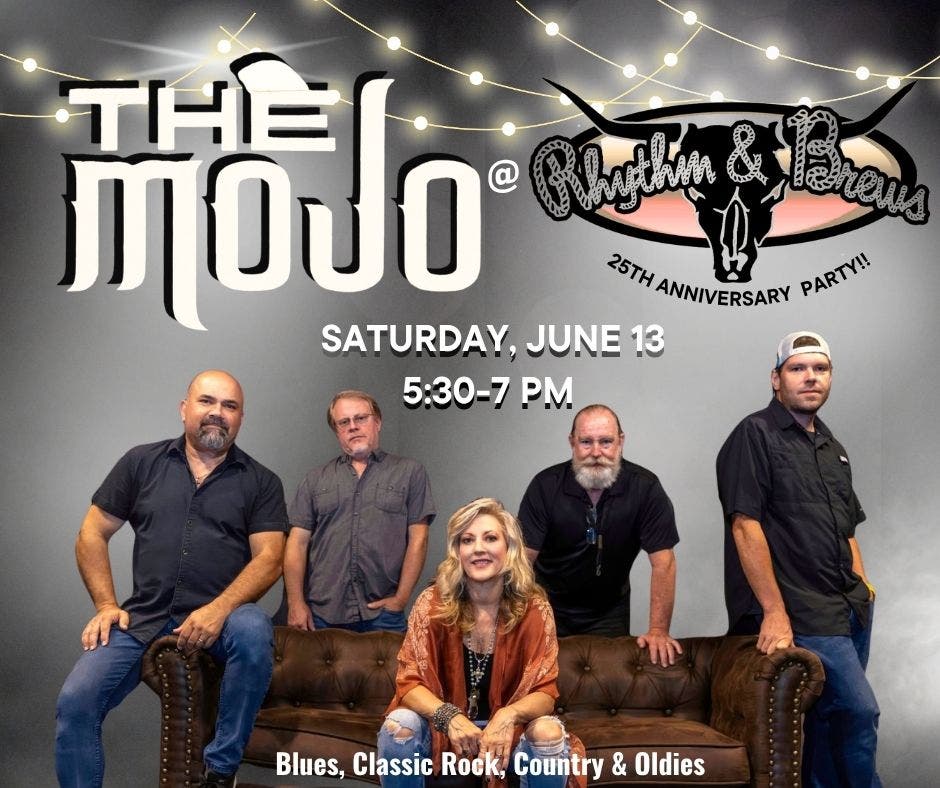 Join THE MOJO, Cooter Brown & Nashville Recording Artist Glen Templeton!!