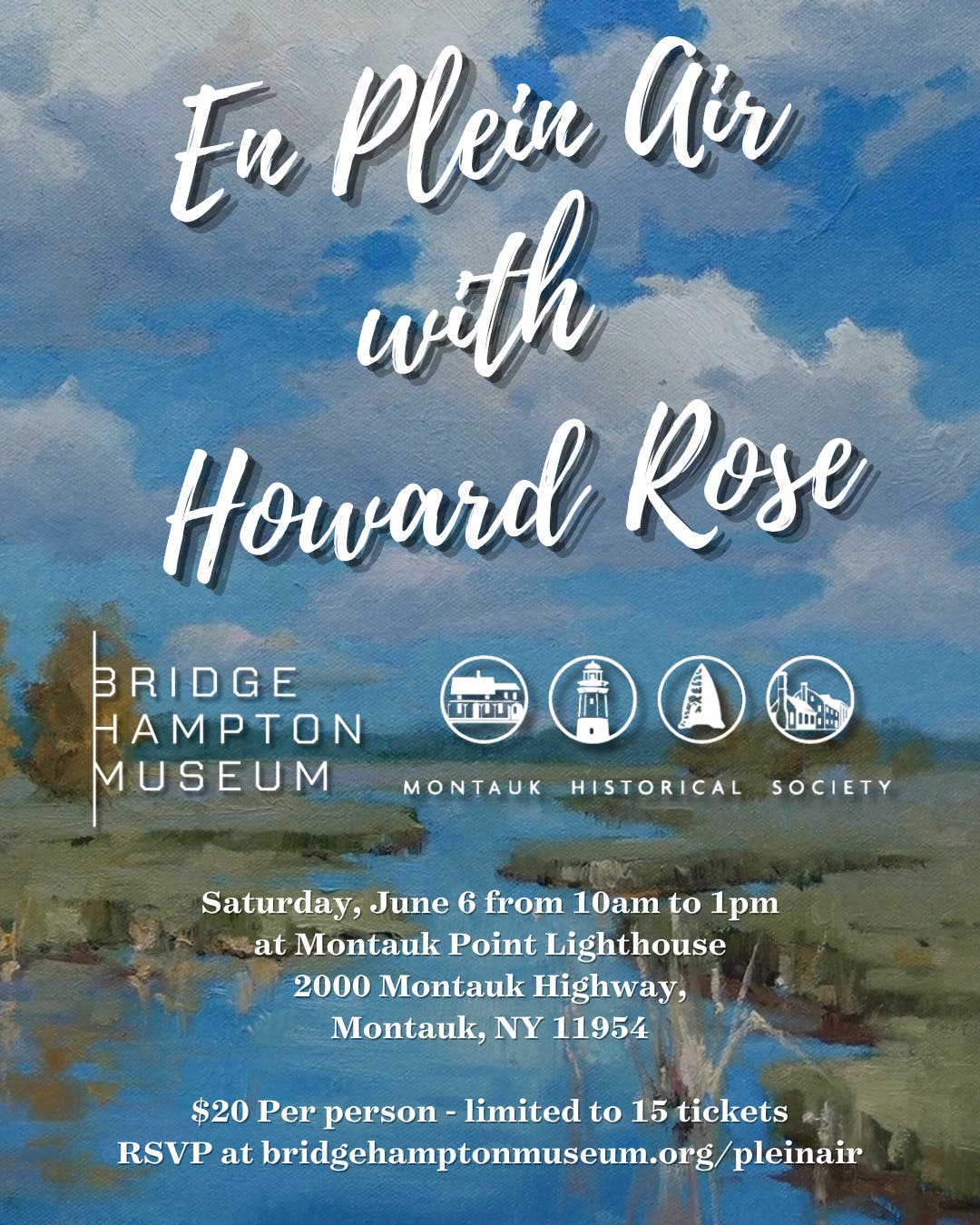 En Plein Air with Howard Rose at the Montauk Point Lighthouse