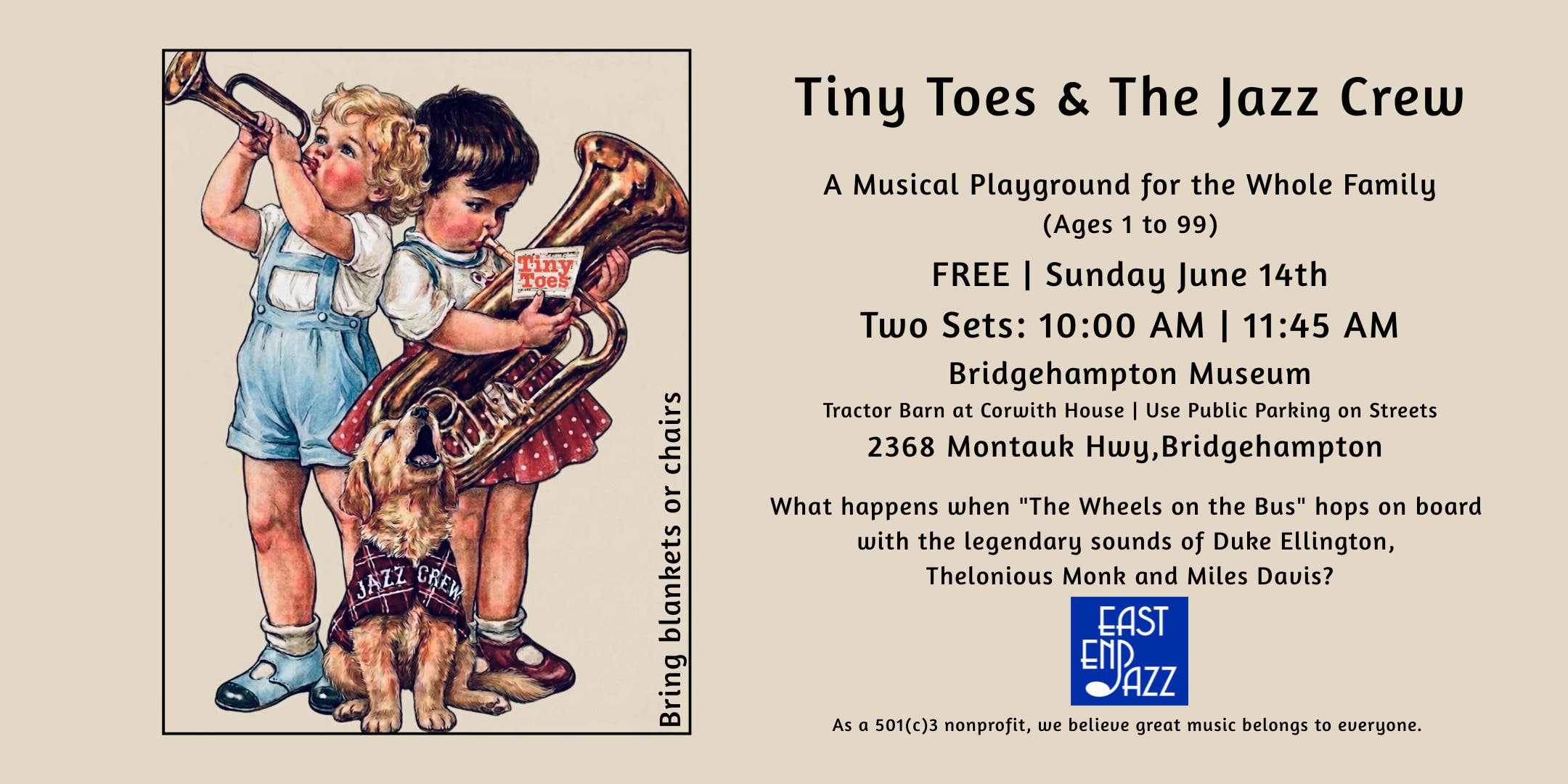 Tiny Toes & The Jazz Crew: A Musical Playground for the Whole Family