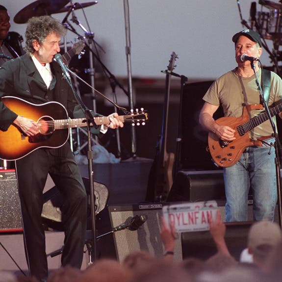 Bob Dylan and Paul Simon at 85!