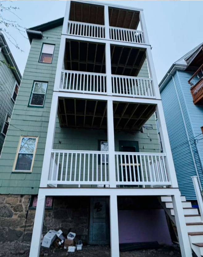 Multi-Level Porch & Stairs