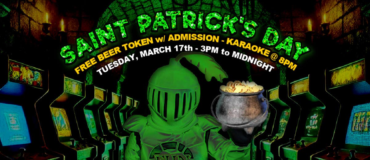ST. PATRICK'S DAY Party (21+) FREE Beer Token + Karaoke w/ Entry