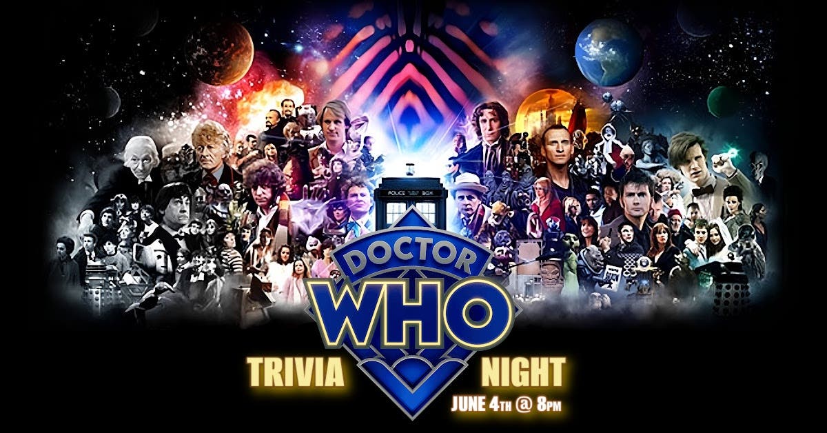 DOCTOR WHO Trivia Night (21+) - FREE Drink Token w/ Admission