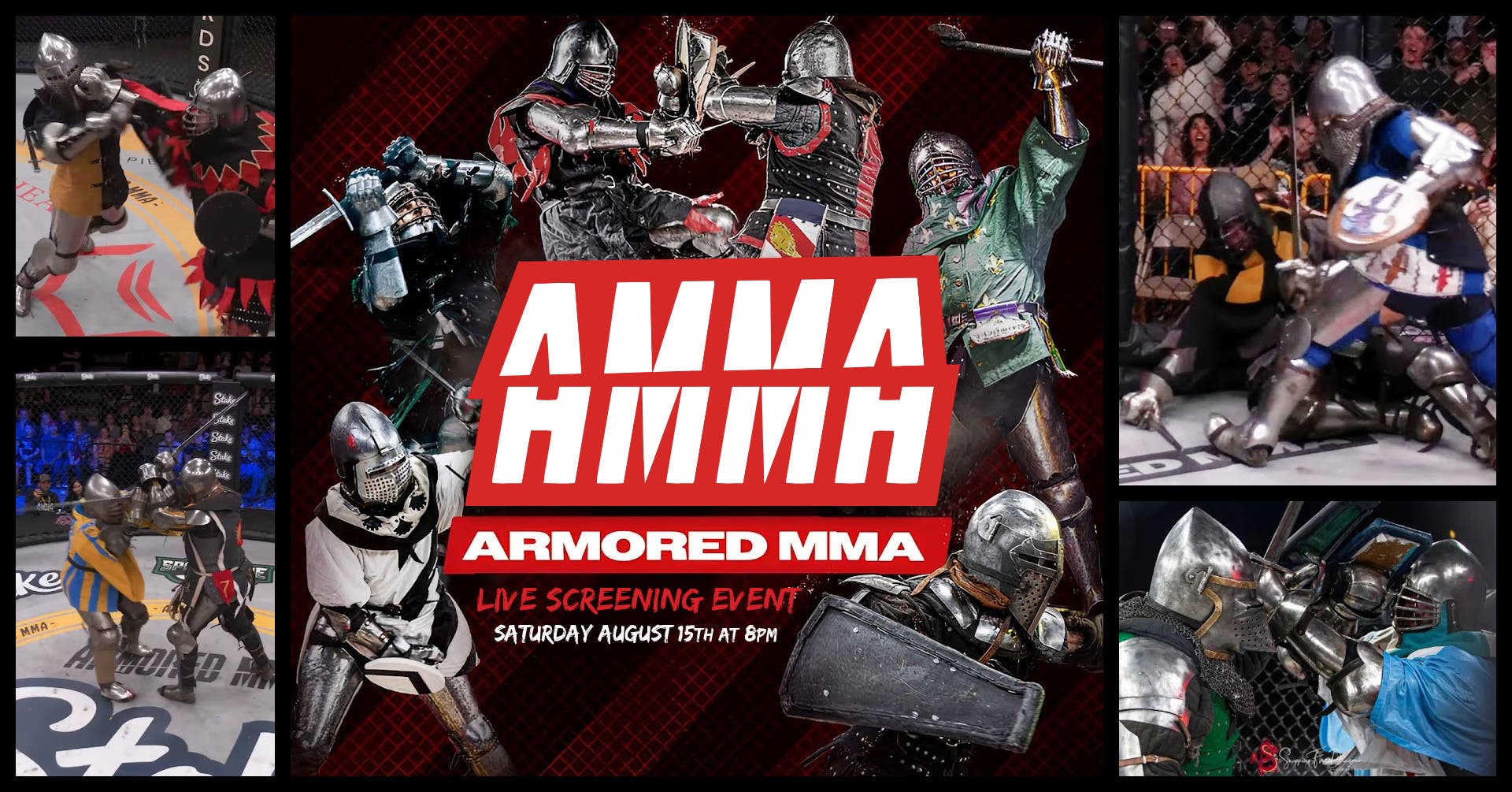 Armored MMA: Medieval Cage Fighting PPV Screening (21+)