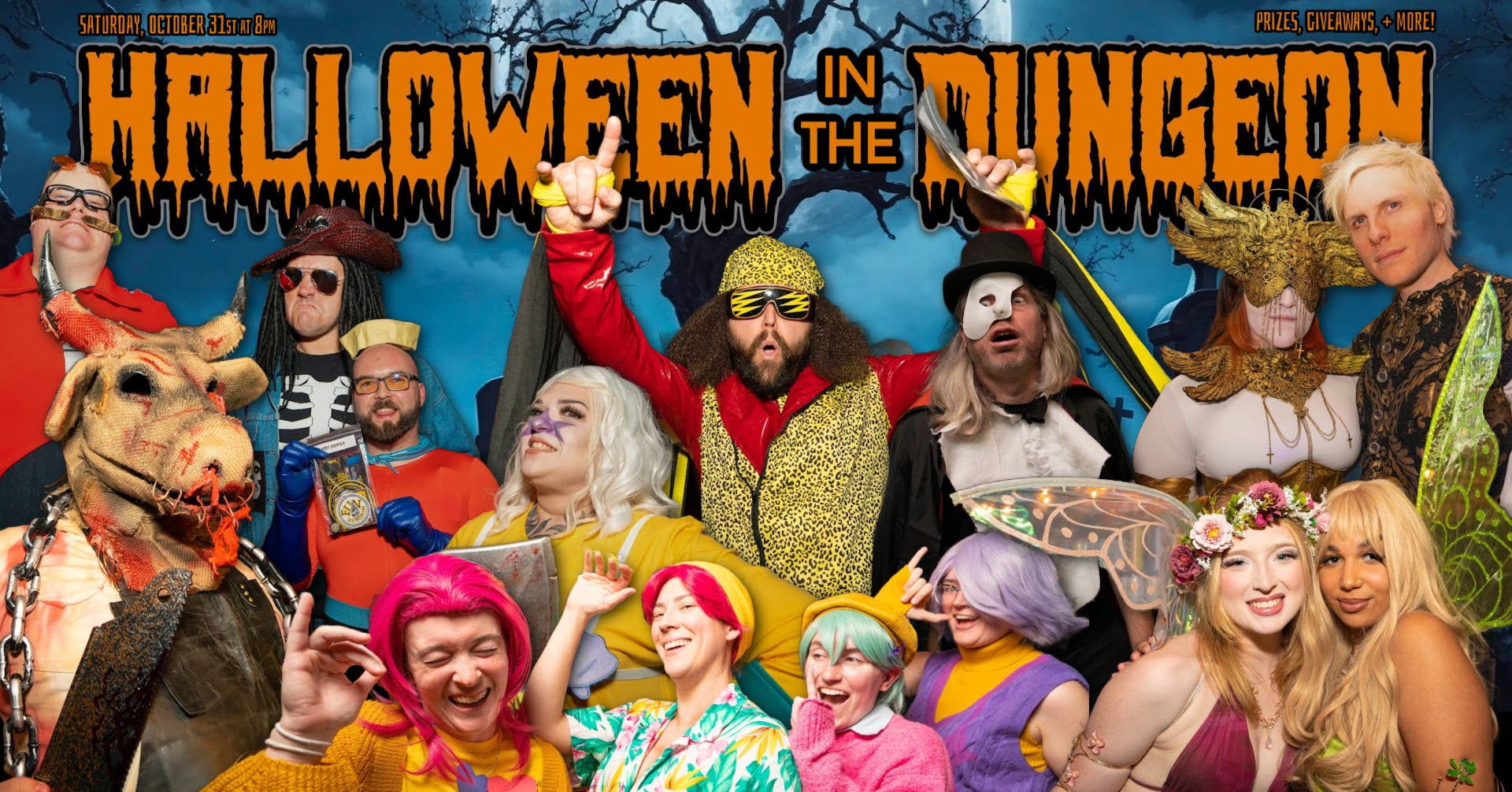 HALLOWEEN in the DUNGEON (21+) Costume Party + Prizes & Raffles