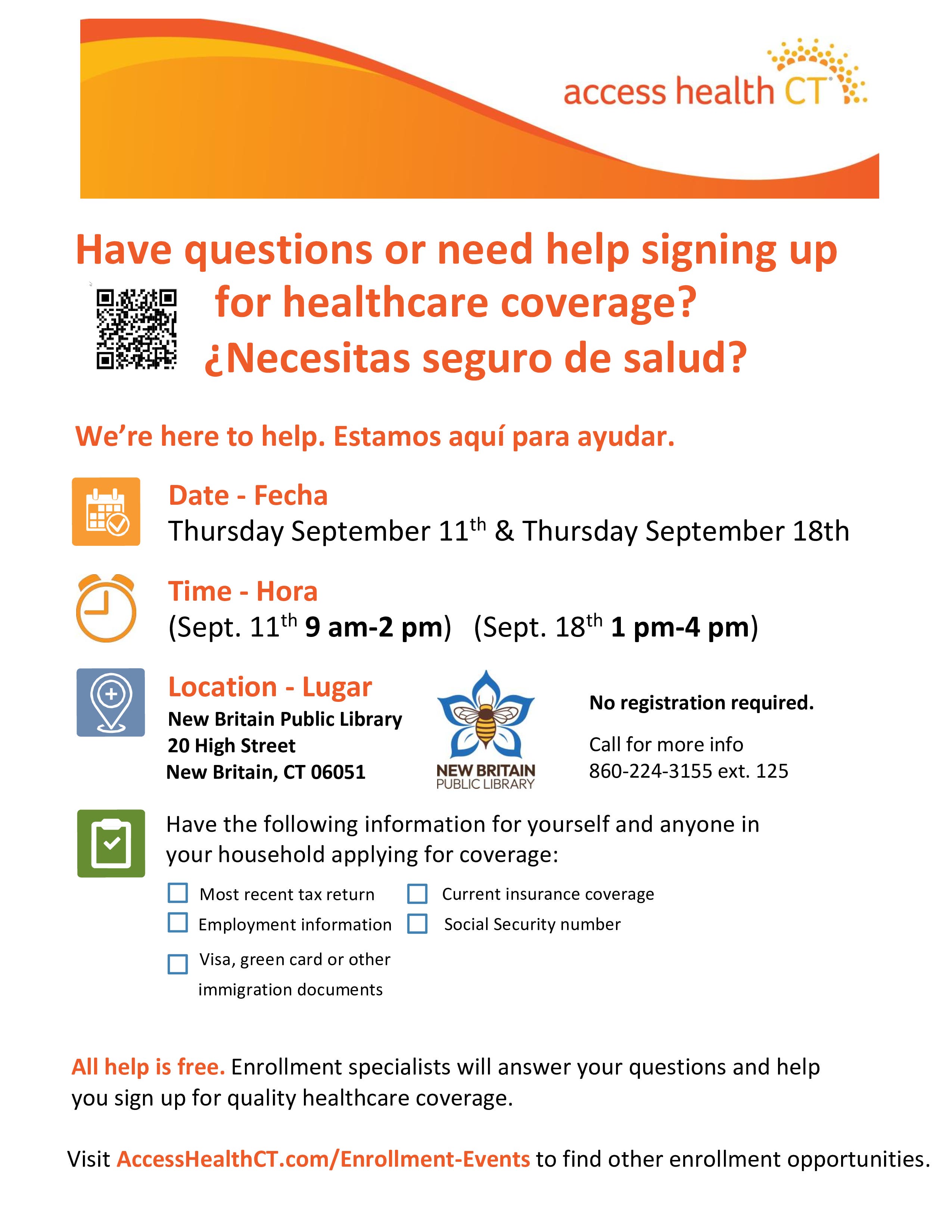 Access Health CT Enrollment Event