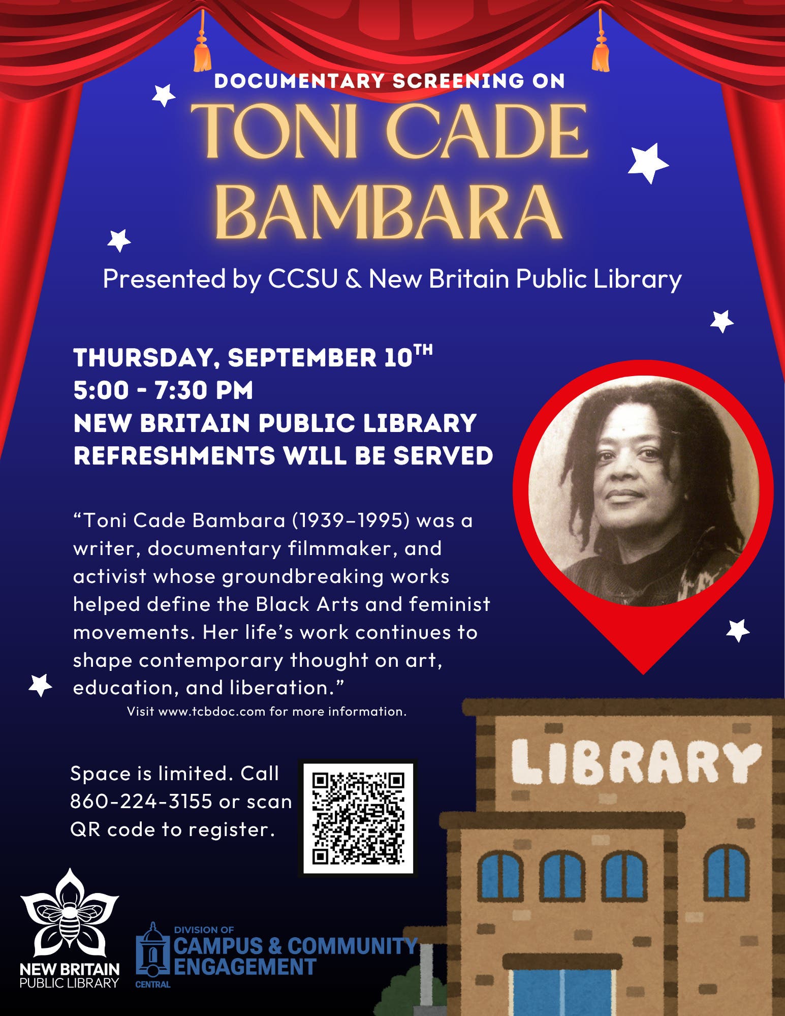 Documentary Showing of TCB: The Toni Cade Bambara School of Organizing