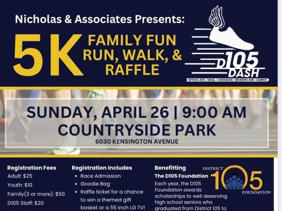 D105 Foundation 2026 5K Dash 