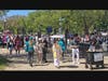 Crowds gather along the parade route during the National Cherry Blossom Festival in Washington, DC, where volunteers conducted drug prevention outreach.
